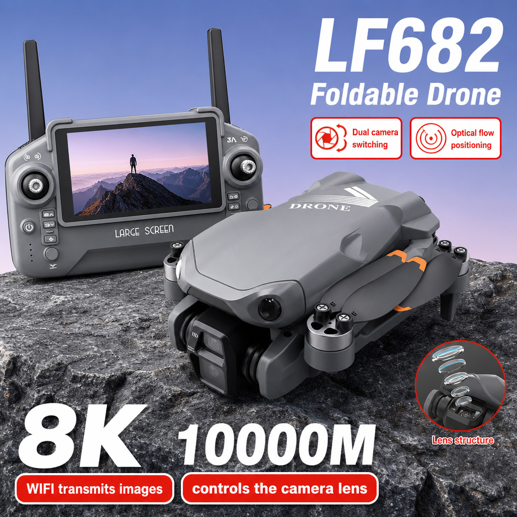 Dji Drone Mini 4 Pro - Luchtfoto LF682 Drone 8K HD Dubbele