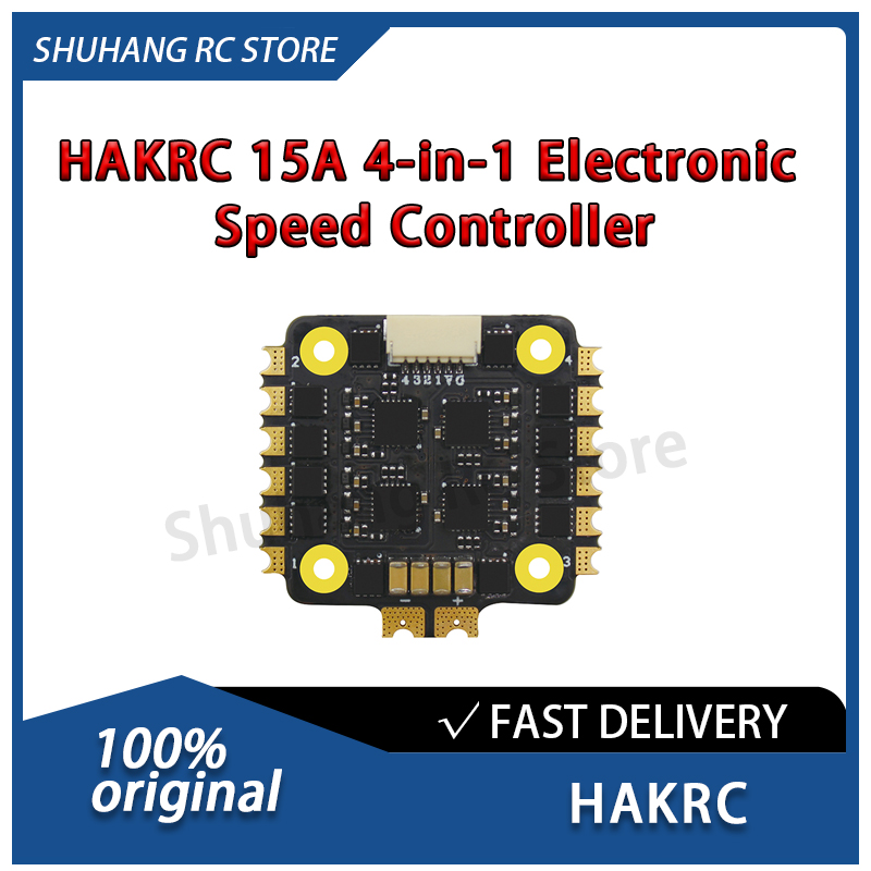 Drone Esc - HAKRC 15A 4-in-1 ESC 2S-4S Lipo