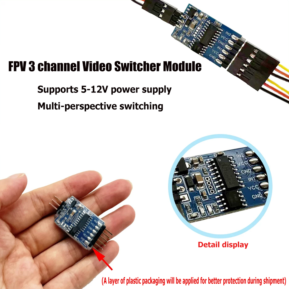 5.8G 3 Kanaals Video Switcher  - Drone Battery recensie en prijs