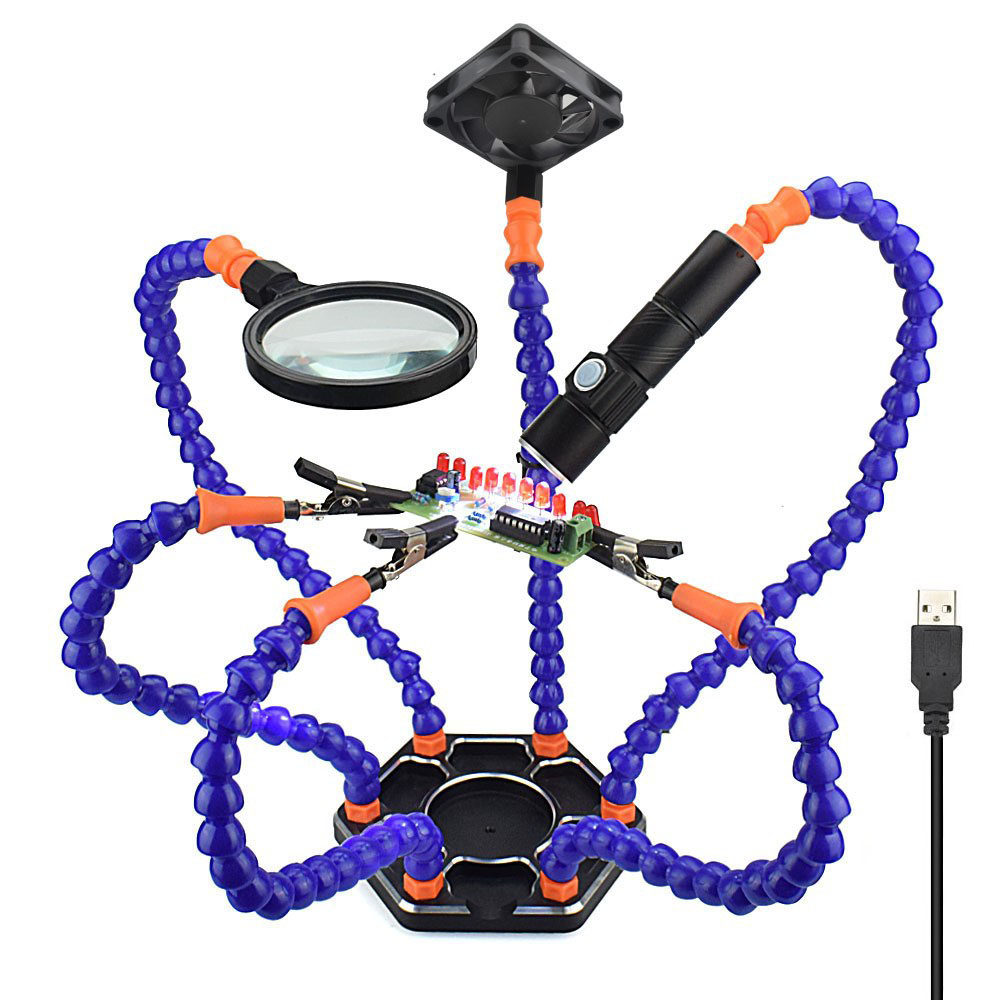 6-klauw lasstation van alumini - Drone Flight Controller recensie en prijs