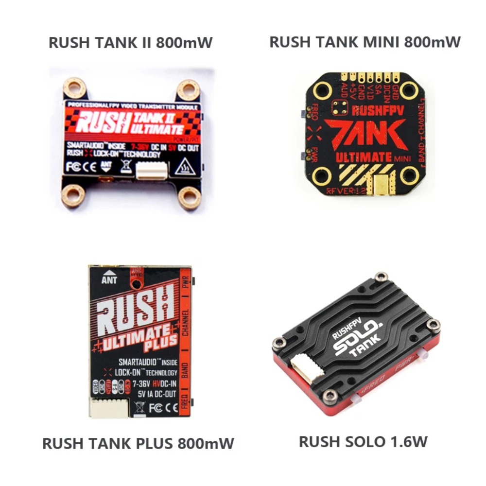 RUSH TANK Ultimate II/Mini/PLU - Drone Transmitter recensie en prijs