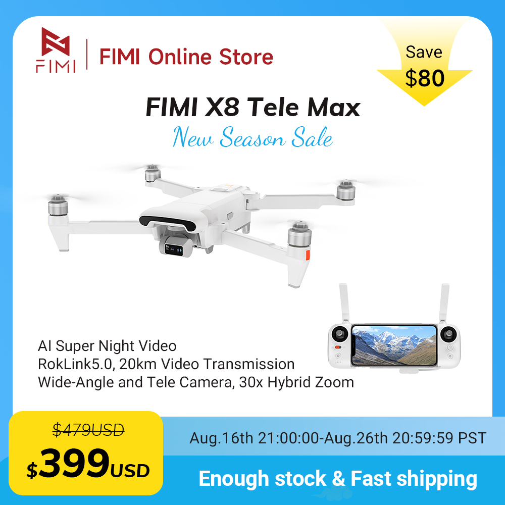 FIMI X8 Tele Max Drone 4K Prof - Drone Flight Controller recensie en prijs