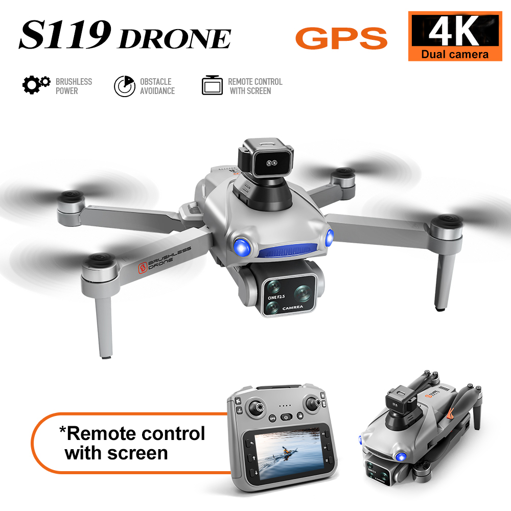 S119 Drone GPS WIFI FPV 1KM 4K - Drone Gps Mount recensie en prijs